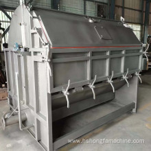 Bleaching and dyeing machine for hemp garments